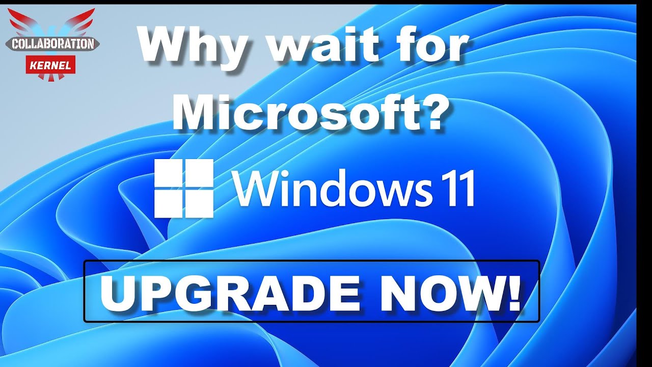 Upgrading to Windows 11 Why Wait for Microsoft Step by step YouTube