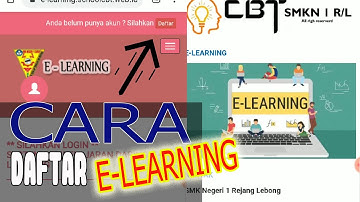 Cara Daftar E Learning