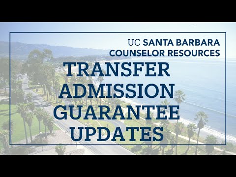 Transfer Counselor Webinar: TAG Updates for Fall 2023