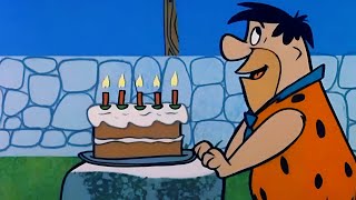 El Pleaños De Pedro Picapiedra. Los Picapiedras En Español Reacción