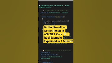 IActionResult|ActionResult|#dotnetcore |#dotnetcoretutorial #dotnet #csharptutorial