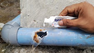 Famous THE SECRET Plumber'S IDEAS ARE HERE! Troubleshooting Leaking Pipes With Toothpaste Wealth