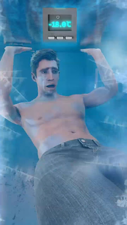 He trapped inside a morgue freezer #stunt #viral