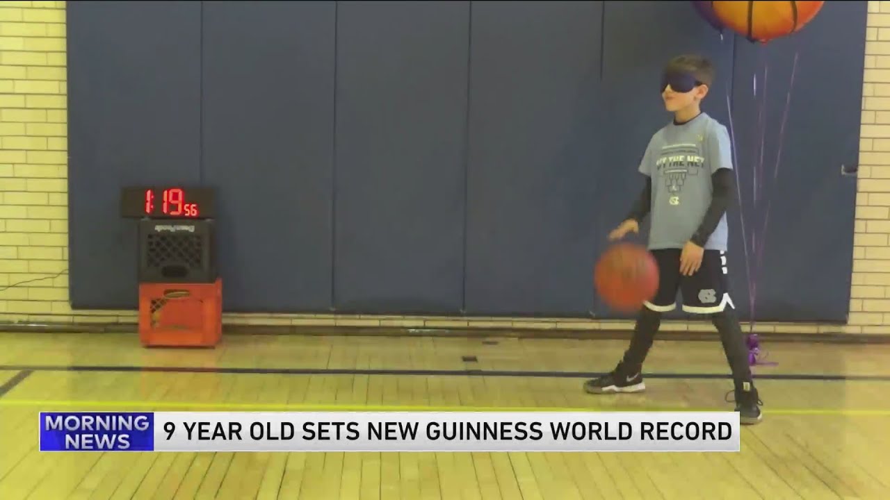 9 Year Old Sets New Guinness World Record - YouTube