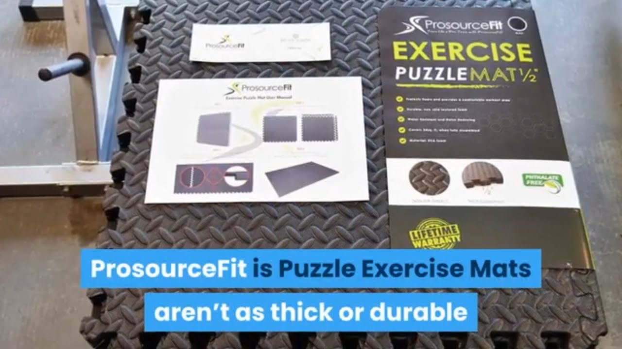 BalanceFrom Puzzle Exercise Mat Review YouTube