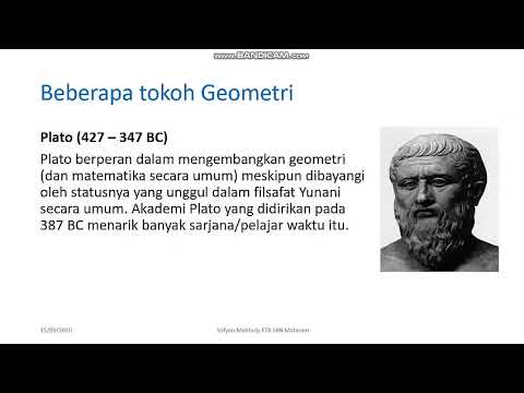 Geometri Pertemuan 1.b: Sejarah singkat dan Tokoh Geometri