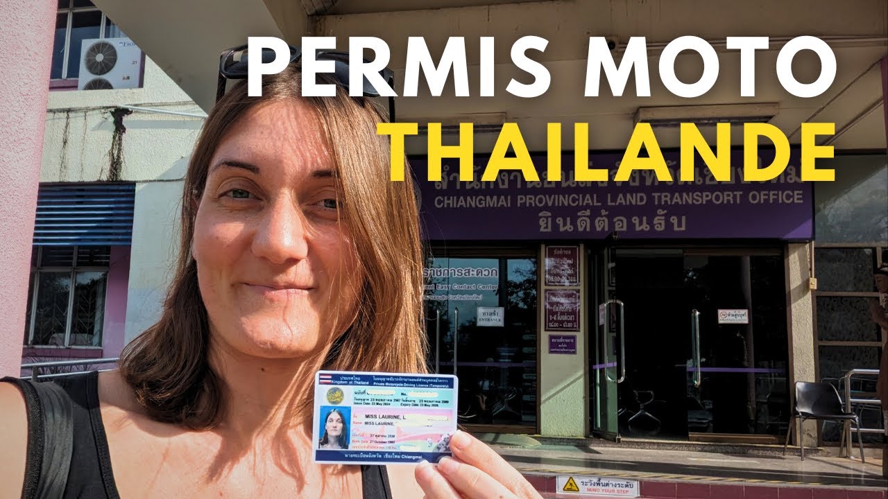 Obtenir un permis moto en Thailande