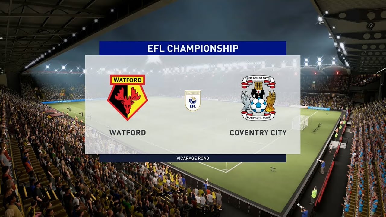 Watford vs Coventry City | EFL Championship (07/11/2020) | Fifa 21
