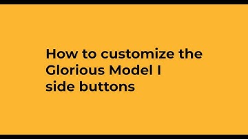 How To: Customize Model I Side Buttons