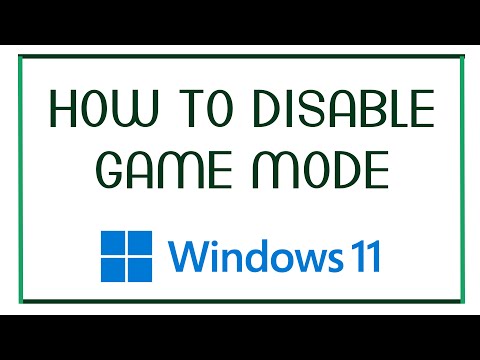 How to enable (or disable) Game Mode in Windows 10 and 11