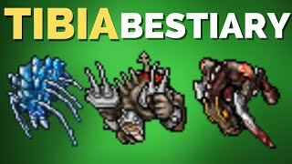 TIBIA BESTIARY Destroyer, Cult, Nightmare, Crystal Spider