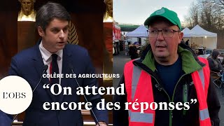 On a suivi le discours de Gabriel Attal avec les agriculteurs qui bloquent l'A15