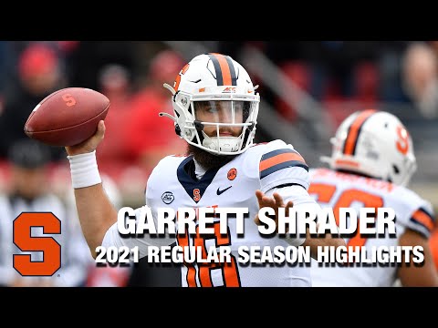 Garrett Shrader 2021 Regular Season Highlights | Syracuse QB