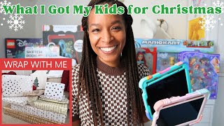 WHAT I GOT MY KIDS FOR CHRISTMAS | WRAP WITH ME | GIFTS FOR YOUNG CHILDREN