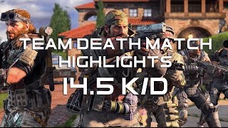 14.5 K/D Team Death Match - Game Highlights | COD BO4