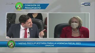 Juan Diego Vásquez cuestiona RECTORA de UNACHI, Etelvina De Bonagas