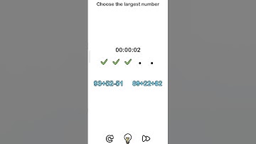 Choose the largest number #brainout no 185 #puzzlegame #riddle