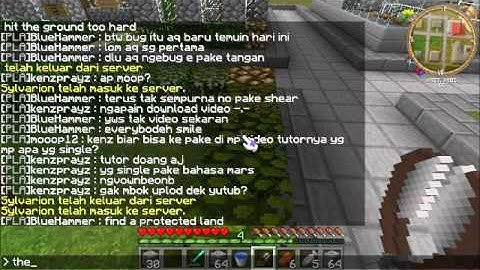 Minecraft multiplayer infinite apple bug/glitch (working only on bukkit server)