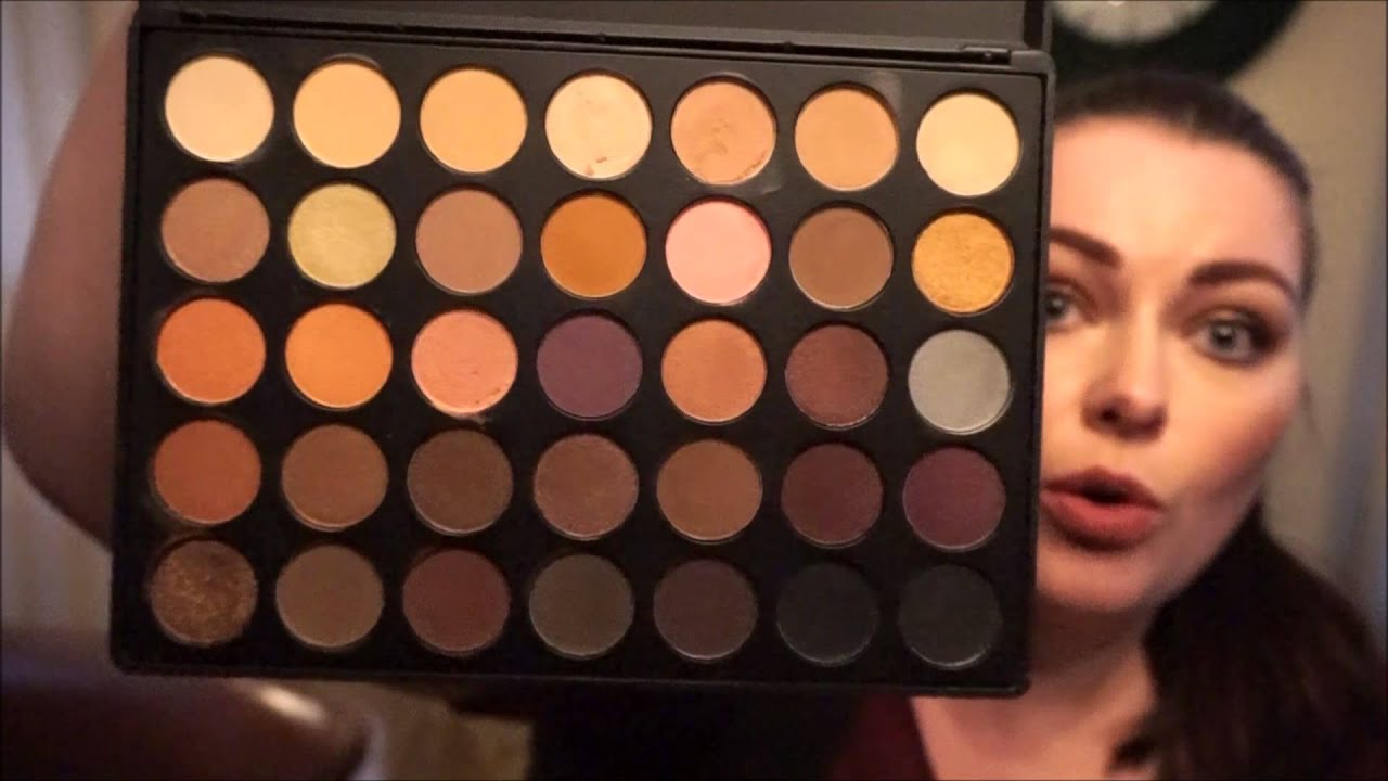 Morphe 35W Swatches and Boozy Cosmetics Eye Brushes Review