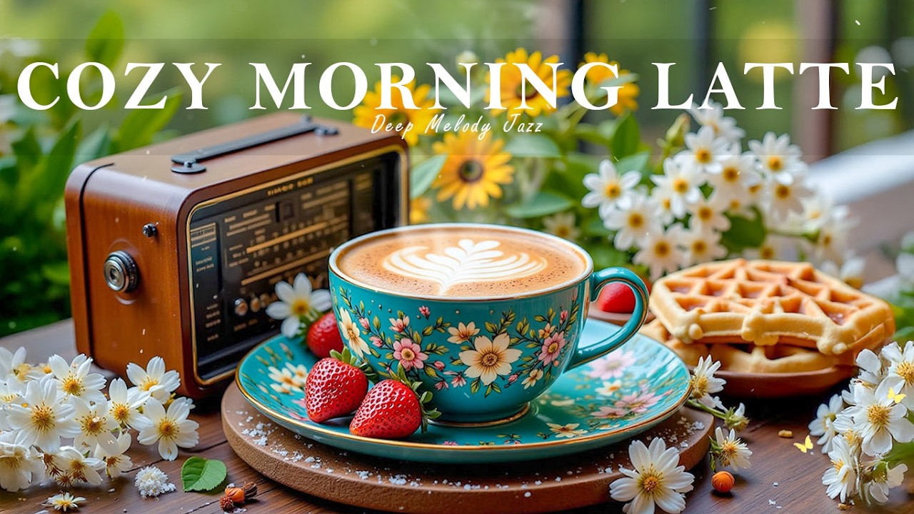 Уютный утренний латте ☕ Мягкий босса-нова джаз для расслабляющего кофе и лёгкой концентрации