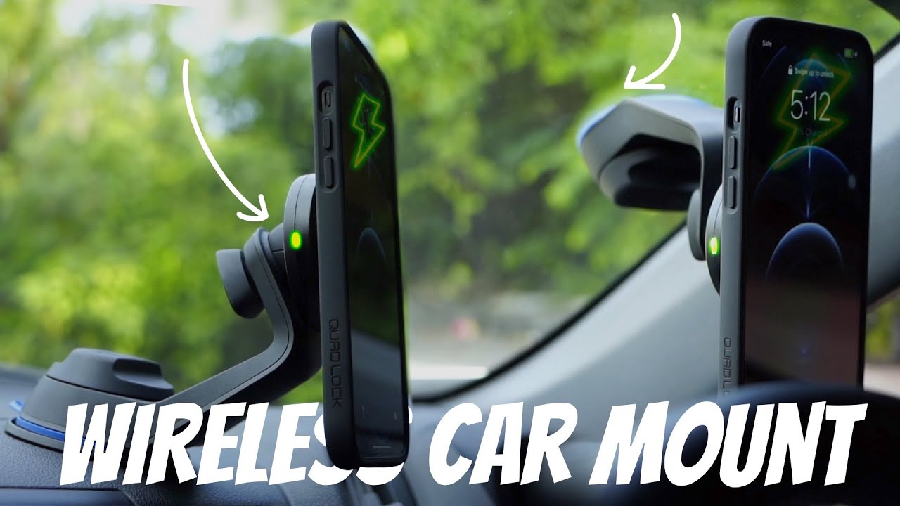 QuadLock Wireless Car Mount  iPhone 12 Pro Max First Impression and Review  