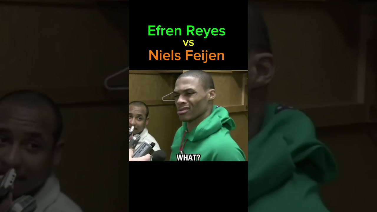 🐯 GREAT SHOT by Efren Reyes against Niels Feijen