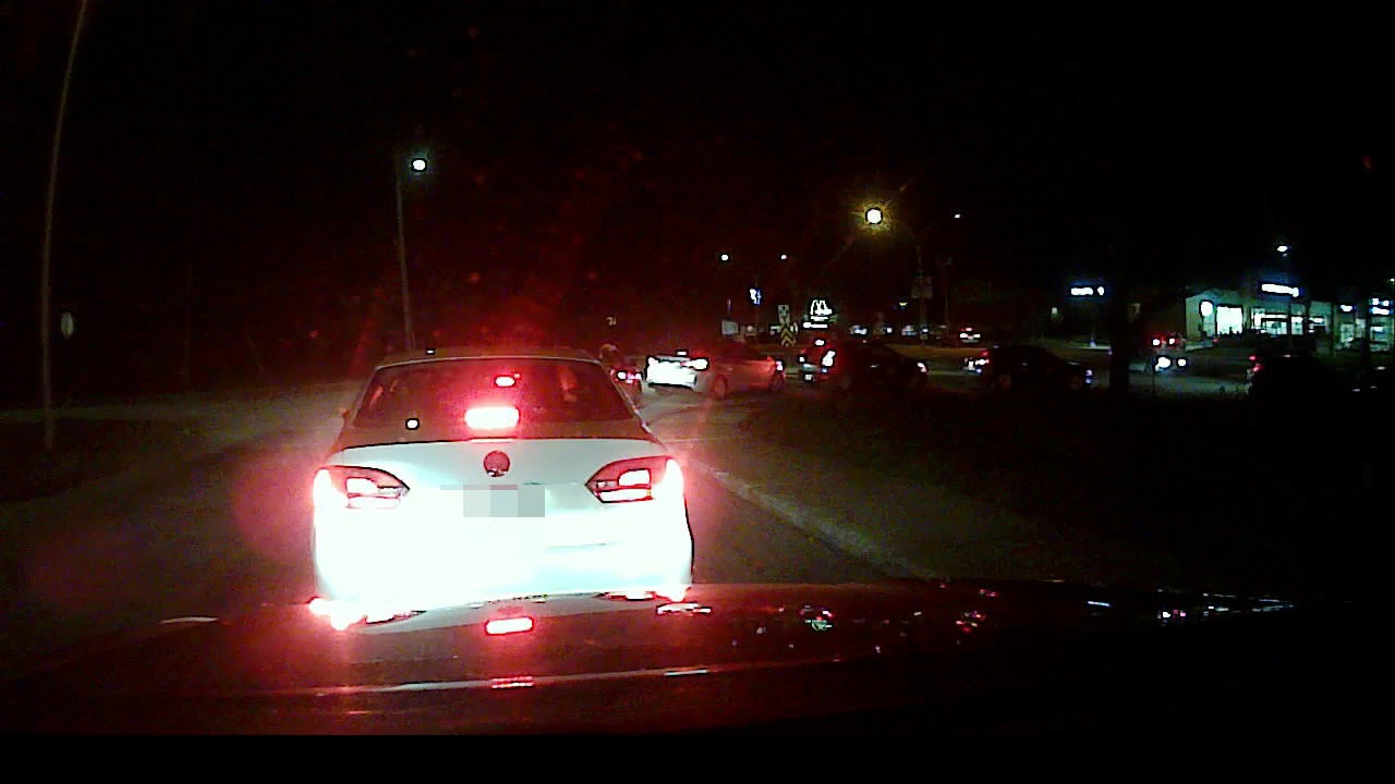 woman driver drove through stop sign, red light and had an accident