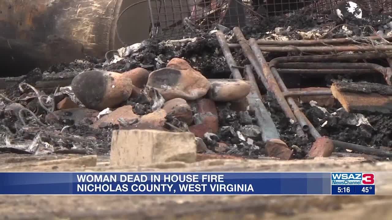 Woman dies in Nicholas County house fire - YouTube