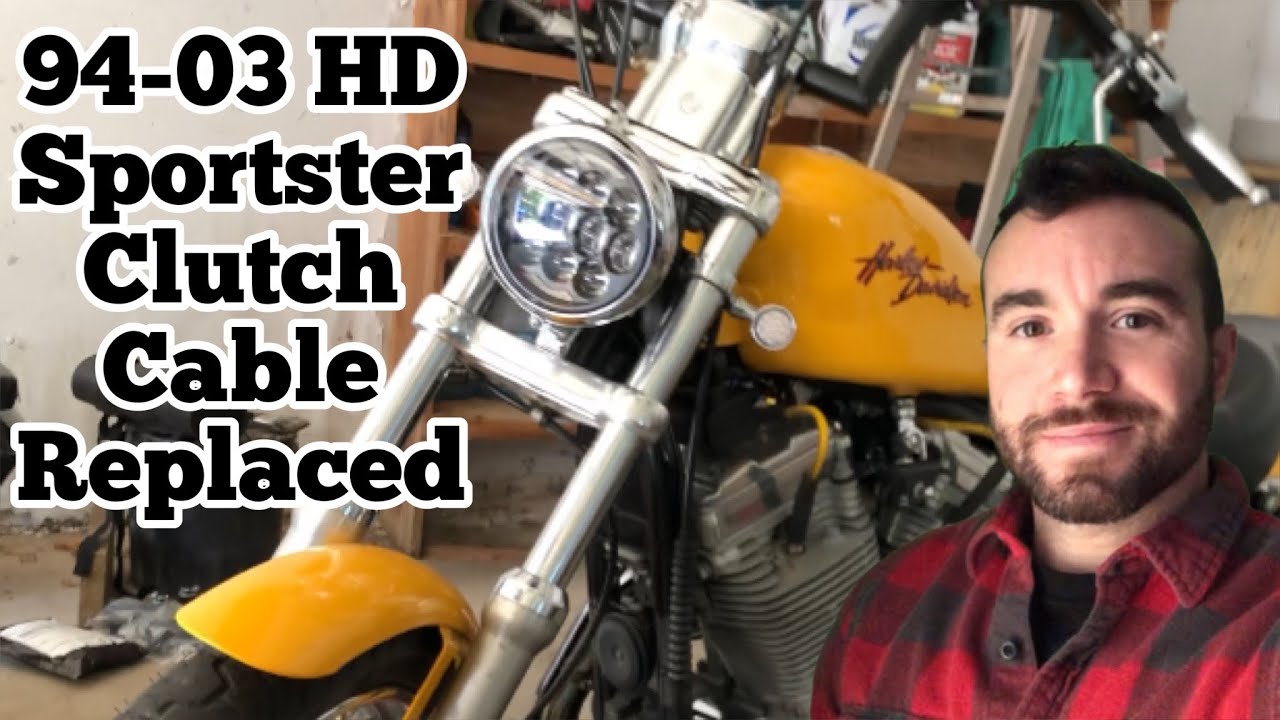 19942003 Harley Davidson Sportster Clutch Cable Removal YouTube
