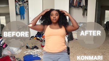 EXTREME KONMARI METHOD DECLUTTERING | Before & After