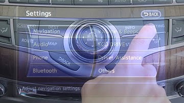 2016 Infiniti Q70 - Control Panel and Touch Screen Overview (if so equipped)