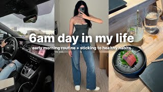 vlog: spend the day with me, 6am morning, building healthy habits