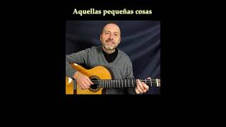 Video thumbnail of "🍁 AQUELLAS PEQUEÑAS COSAS 🎸 Cover Guitarra _ SERRAT  #Shorts"