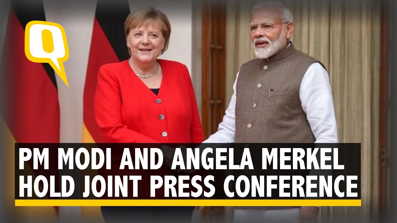 PM Modi and German Chancellor Angela Merkel Address a Joint Press Conference