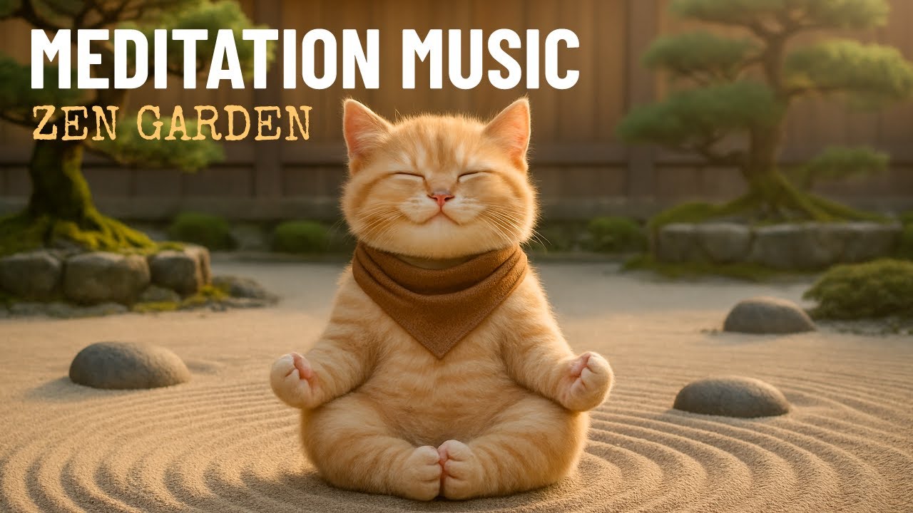 Meditation in the Zen Garden 🌿 Peaceful Japanese Meditation Music for ...