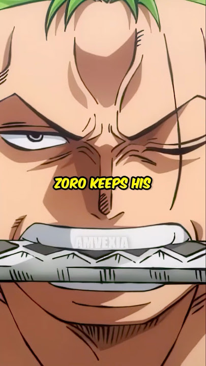 Zoro and luffy close but zoro can do that luffy just canβt