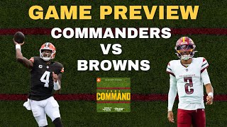 Commanders Look To Continue Hot Start Against Struggling Browns | Take Command