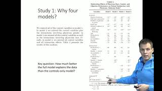 Model comparisons