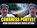 WATCH: Congress Workers March to Haryana CM Nayab Saini’s Residence, Water Cannons Used IKurukshetra