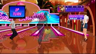 WiiWare Midnight Bowling VS CPU Gameplay.