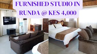 NICELY FURNISHED STUDIO APARTMENT FOR RENT IN RUNDA, NAIROBI @ KES 4,000 PER DAY | COZY SPACE