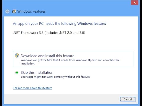 net.framework 3.5  Update New  How to fix .NET Framework 3.5 in 8, 8.1 and Windows 10 [2020] 100% WORK