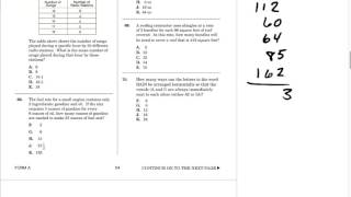 SHSAT 2016/17 Form A Part 2/5 61-70