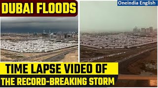 Dubai Floods: Time lapse video shows how storm intensified with every passing hour | Oneindia News