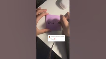 Subscribe and put your name in comments if you want me to write it! #viral #youtubeshorts #like #art