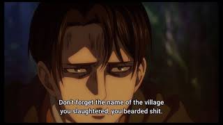 Levi N Zekes Scene Attack On An Season 4 Episode 12 Sub