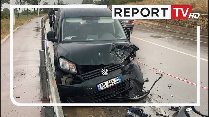 Report TV - Tjetër aksident në Pogradec, përplasen dy automjete