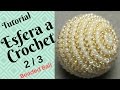 Esfera de Mostacilla a Crochet DIY TUTORIAL Parte 2/3 - English Subtitles