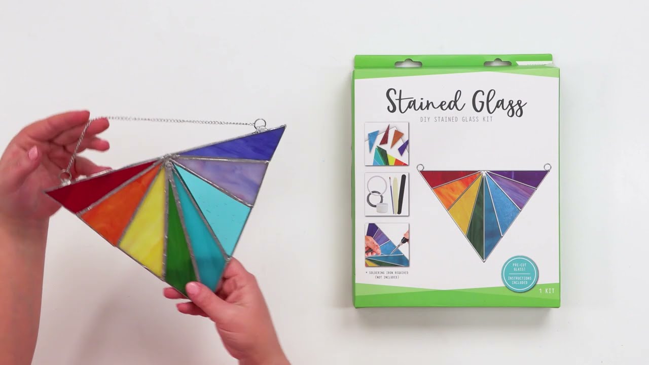 DIY Stained Glass Painting Craft Kit