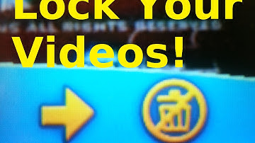 Lock Your Innotab Videos!  ... and photos and music